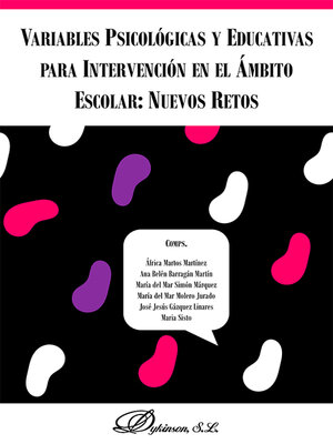 cover image of Variables Psicológicas y Educativas para intervención en el ámbito escolar